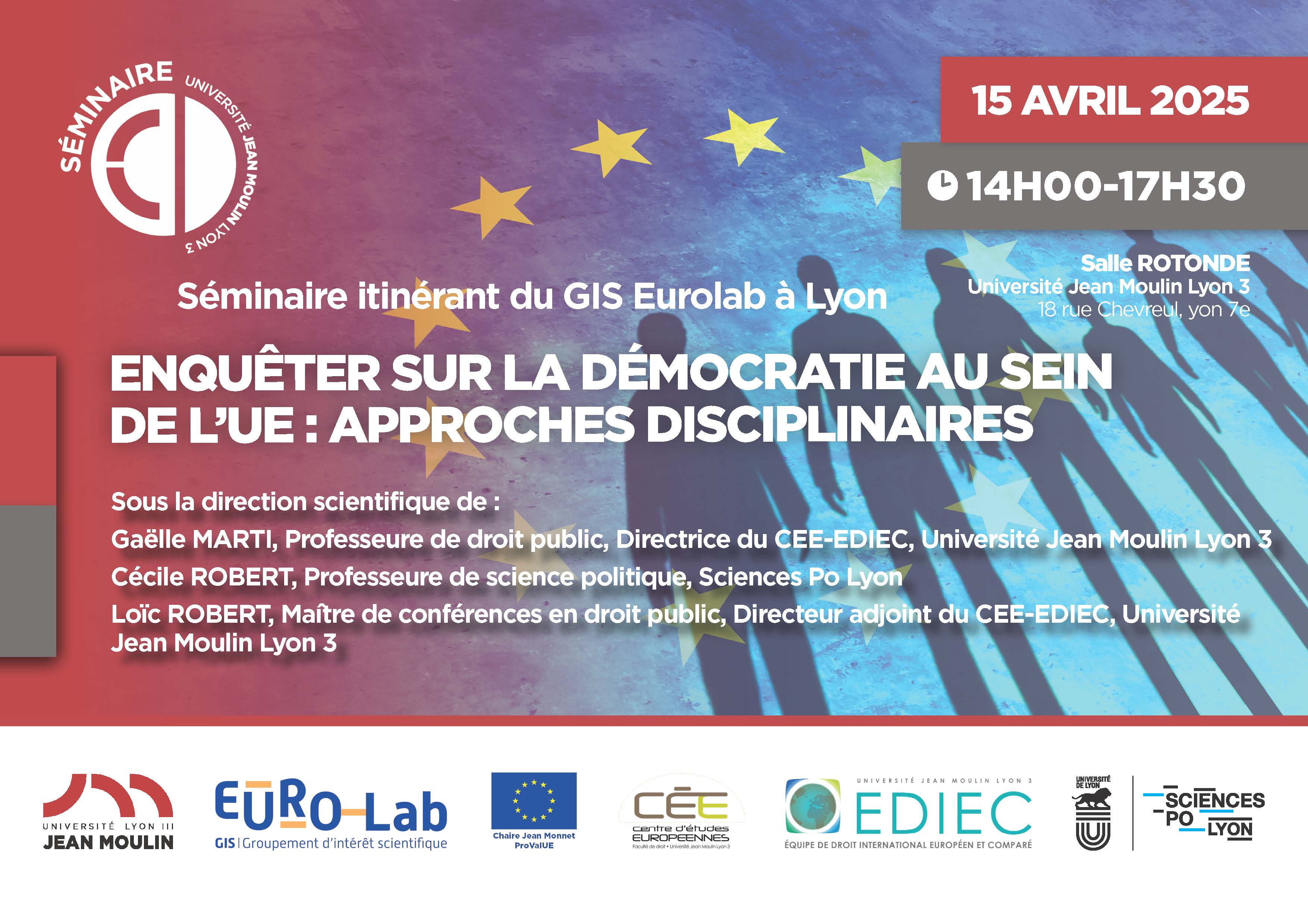 Affiche_15 avr_GIS Eurolab_Enquêter sur la démocratie au sein de l'UE