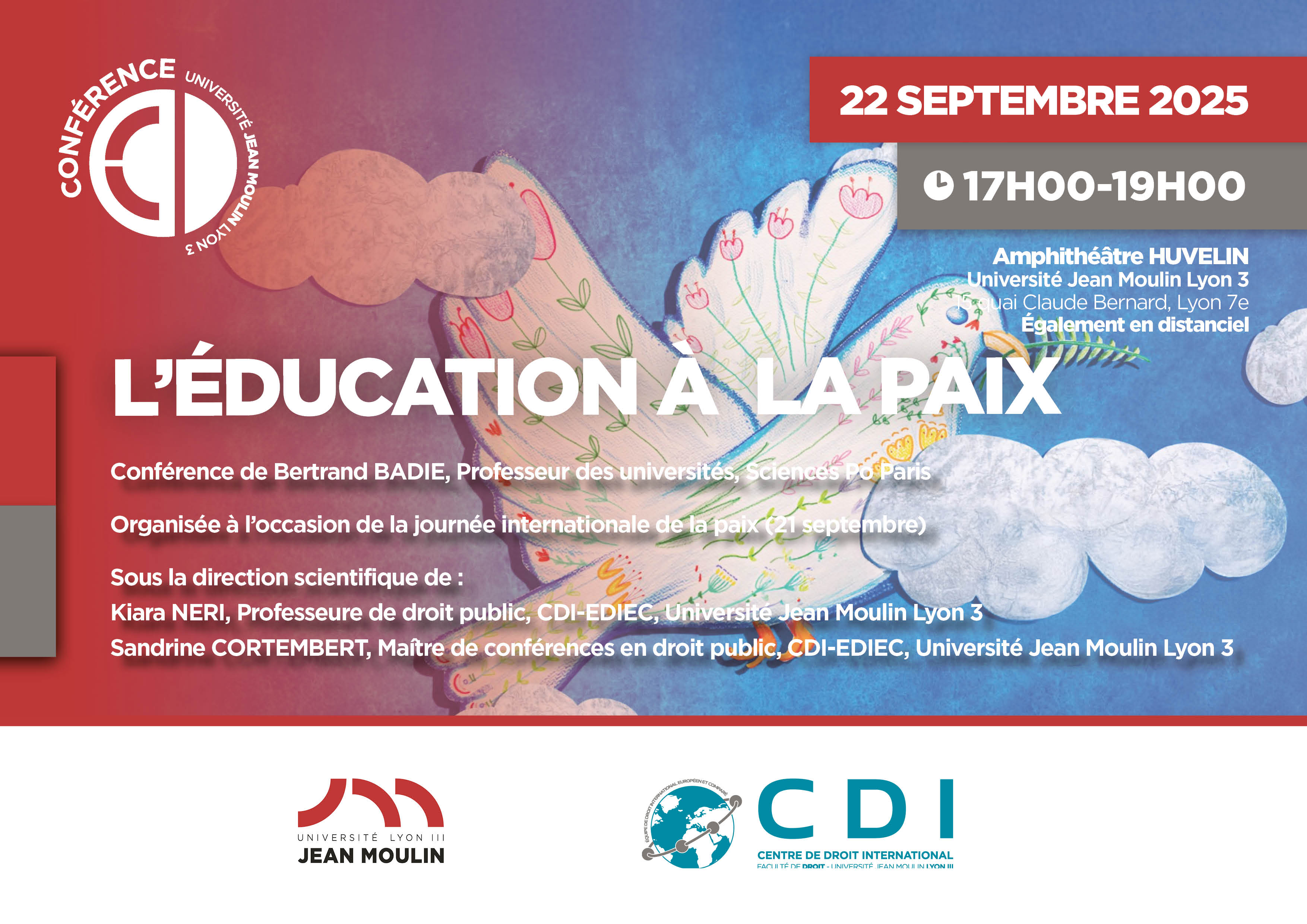 Affiche_22 sept_Conf_L'éducation à la paix