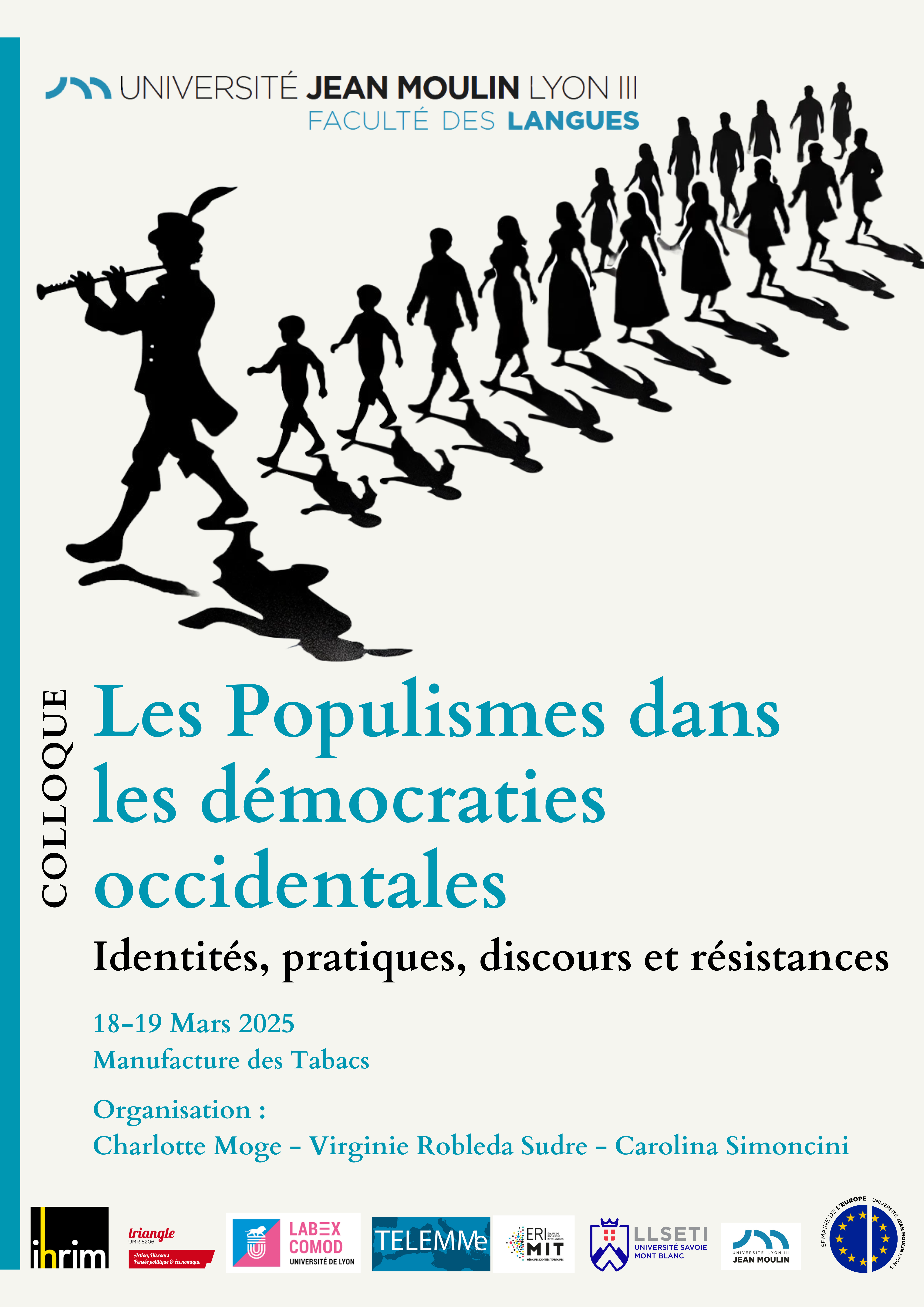 AFFICHE COLLOQUE POPULISMES
