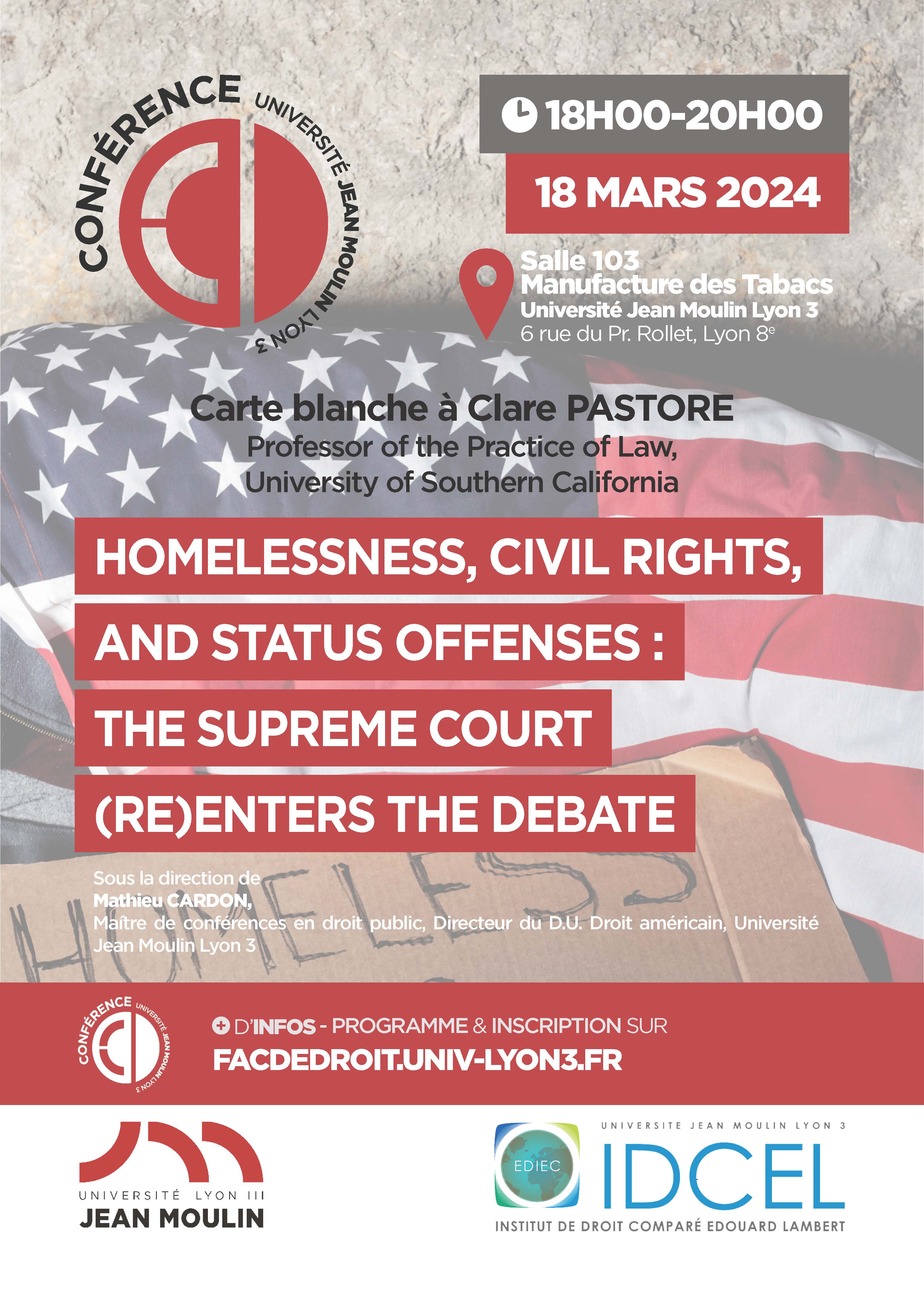 Carte blanche Clare PASTORE